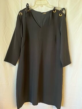 Tahari Black Dress with Logo Hangtag